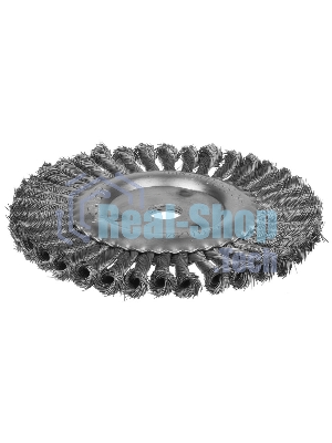 Кордщетка STAYER 35120-200дисковая для УШМ плетенные пучки проволоки 0.5мм 200мм/22мм