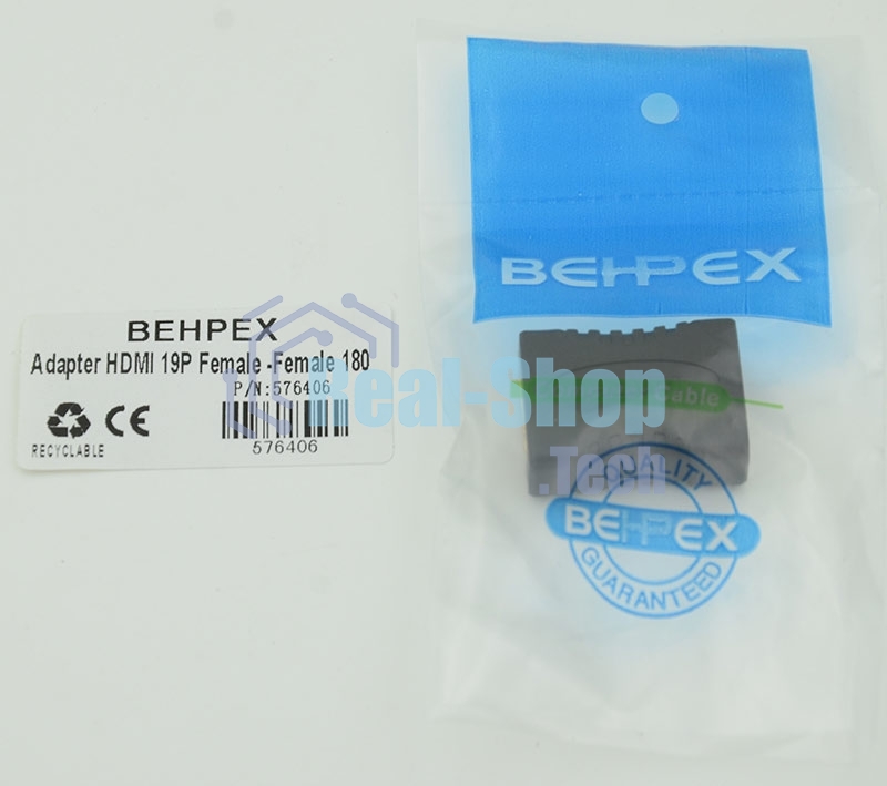 Адаптер аудио-видео HDMI (f)/HDMI (f) черный