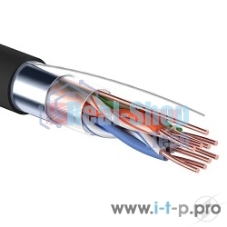 Кабель витая пара Rexant FTP 4PR 24AWG, cat.5e наружный (OUTDOOR) (бухта 305 м)