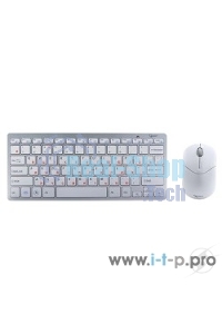 Комплект клавиатура + мышь Gembird KBS-7001-RU Wireless, ноутбучн. механизм клавиш 2.4ГГц, 10м, мини-приемник- USB