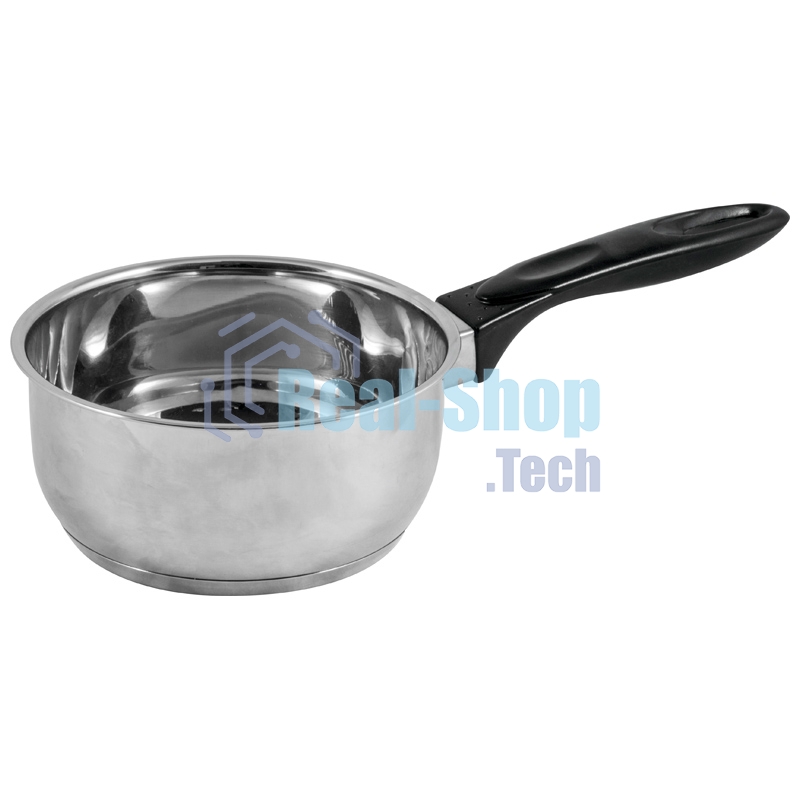 Ковш Mallony Mestolo-16 из нерж стали с бакел ручкой, зерк полировка, объем 1,4 л, диа 16 см, капсулир дно