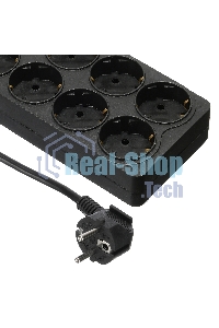 Сетевой фильтр Buro 800SH-5-B 5 м (8 розеток) черный (коробка)