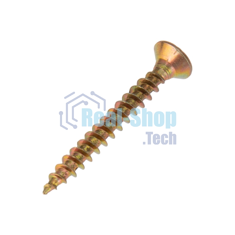 Саморез универсальный Kranz 3.5х30, желтый цинк, упаковка поставщика (16 000 шт.)