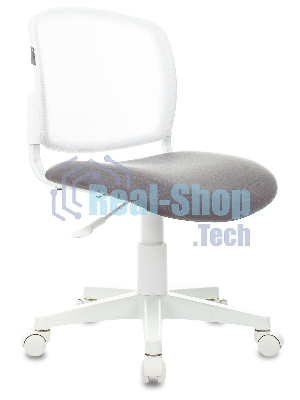 Кресло Бюрократ CH-W296NX белый, сетка, 120 кг