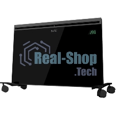 Конвективно-инфракрасный обогреватель Ballu Plaza Solar BIHP/S-1900 черный, 1900 Вт, 20 м2, термостат, дисплей