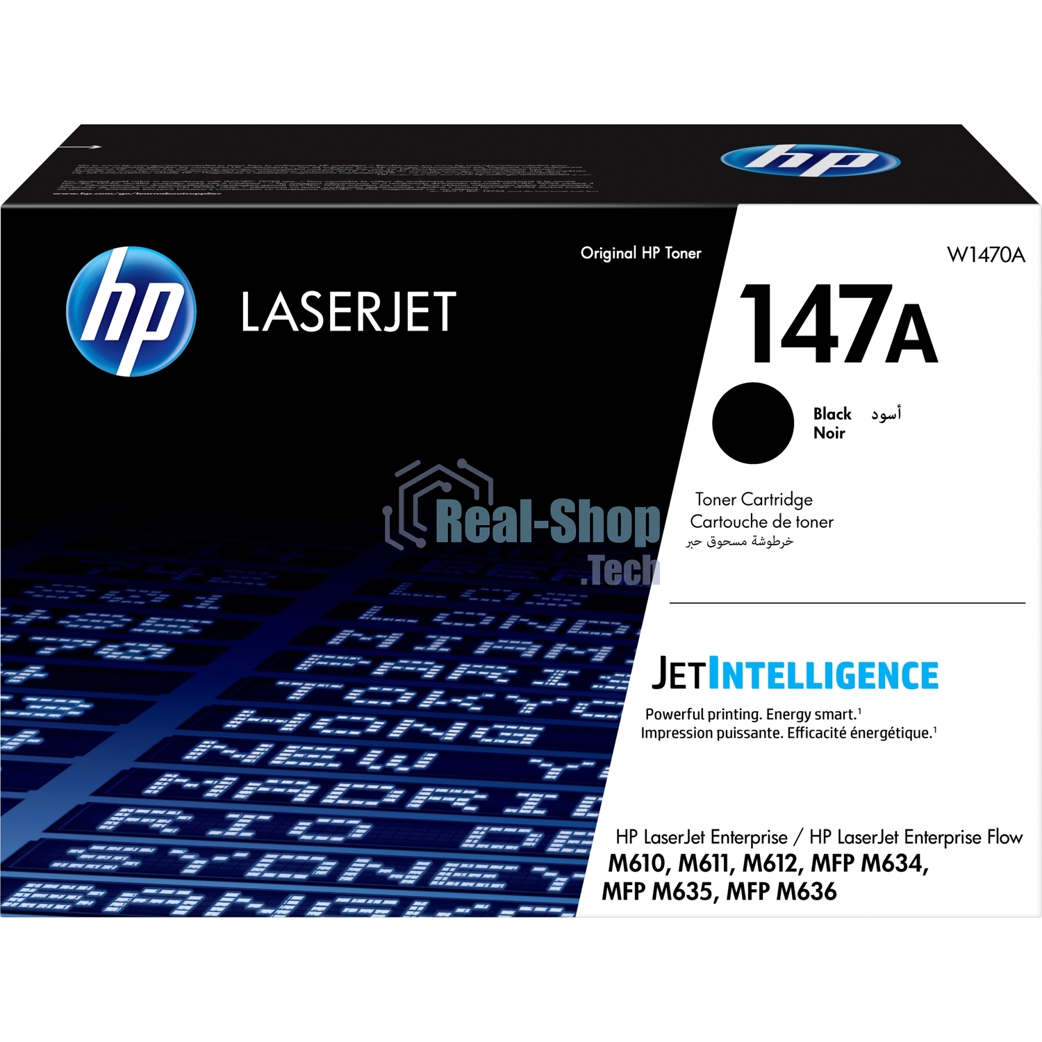 Картридж лазерный HP 147A W1470A черный (10500 стр.) для HP LaserJet M610dn