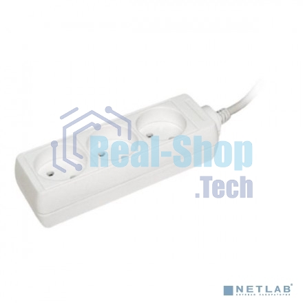 Удлинитель 3х3 м без заземл. 10А IP20 У3 2P ИЭК WYP10-06-03-03-N