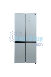 Холодильник Бирюса CD 496 TWG текстурированное белое стекло трехкамерный 334/162л морозилка снизу, NoFrost, Side by Side