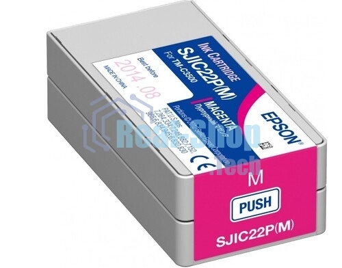 Картридж струйный SJIC22P(M): INK CARTRIDGE FOR TM-C3500 пурпурный