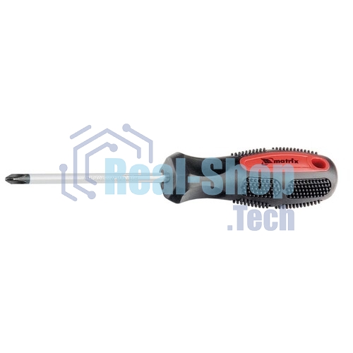 Отвертка Matrix Anti-Slip, PH3 х 150 мм, CrV, двухкомп. рукоятка