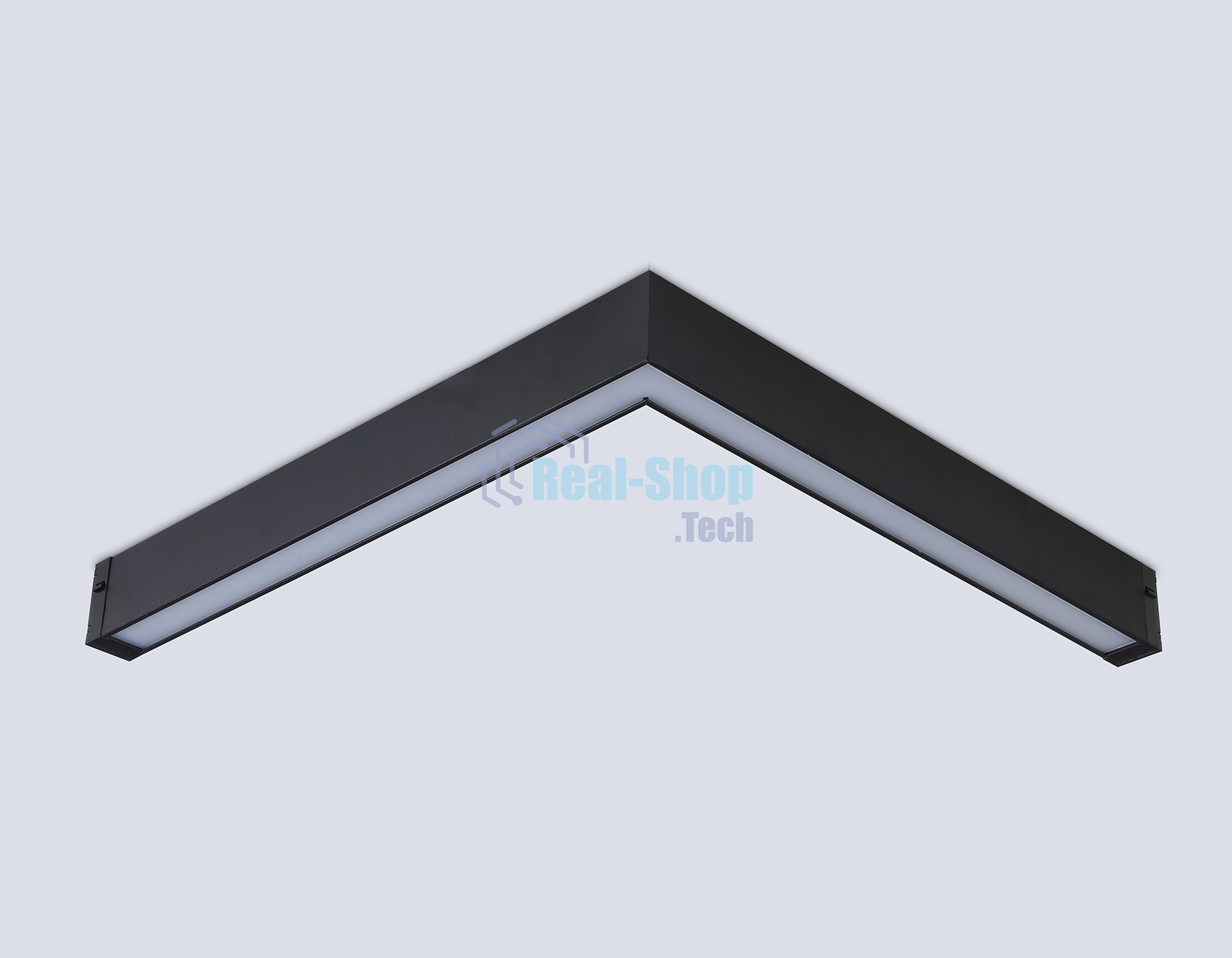 Светильник светодиодный угловой для шинопровода Magnetic Ambrella light GL1299 BK черный IP20 24W 3000K-6400K 220V 120° 342*367*42 (Без ПДУ)