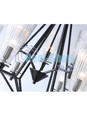Светильник Ambrella light TR3238/6+3 BK черный E14/9 max 40W D730*720