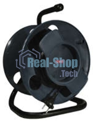 Удлинитель на катушке 1х50 м без заземл. 10А IP20 2.2 кВт с выносн. розеткой Союз 481S-2205