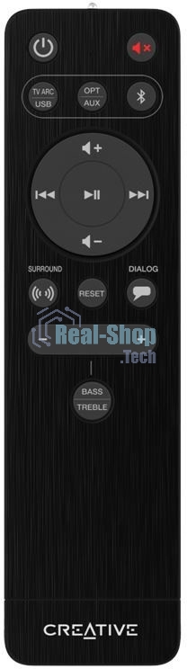 Акустическая система Creative Stage V2 2.1 черный 80Вт