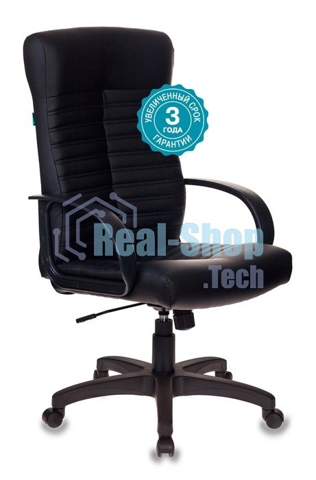 Кресло Бюрократ KB-10LITE/BLACK черный, экокожа