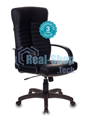 Кресло Бюрократ KB-10LITE/BLACK черный, экокожа