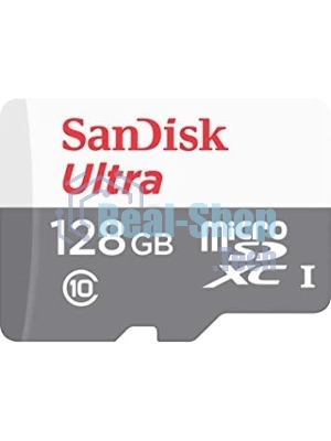 Флеш карта microSD 128Gb SanDisk microSDXC Class 10 Ultra UHS-I 100Mb/s