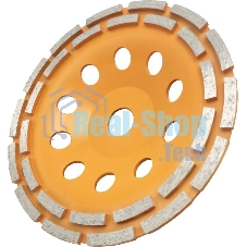 Чашка алмазная зачистная 230мм двухрядная Вихрь 73/10/3/8