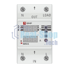 Реле напряжения и тока с дисплеем MRVA 63А PROxima EKF MRVA-63A