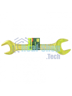 Ключ рожковый Сибртех, 24 х 27 мм, желтый цинк 14314