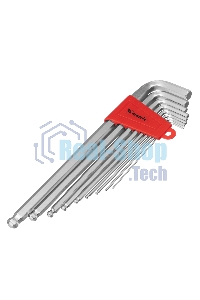 Набор имбусовых ключей Matrix HEX 9 шт экстра-длинный с шаром