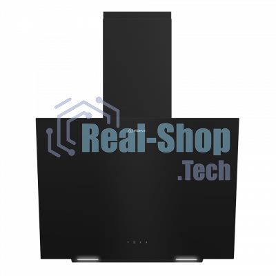 Вытяжка наклонная Indesit INHV 6FLM BL черный, 60 см, 408 куб. м/ч, 56 дБ