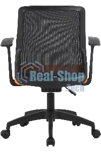 Кресло компьютерное Cactus CS-MC222-BKOR черный, сиденье оранжевый