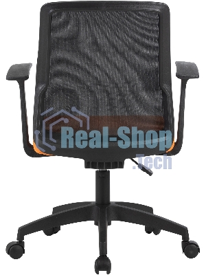 Кресло Cactus CS-MC222-BKOR черный, сетка, 100 кг