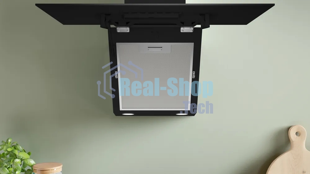 Вытяжка наклонная Bosch DWK64PJ60T черный, 60 см, 400 куб. м/ч, 69 дБ