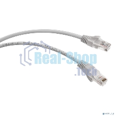 Шнур коммутационный Cabeus, кат. 5е, неэкр., U/UTP, RJ45/RJ45, LSZH, AWG24, 2м, серый