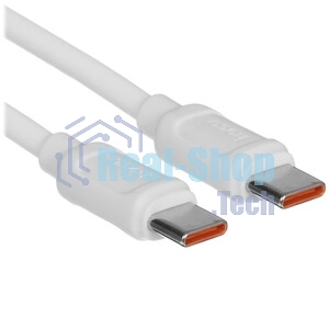 Кабель USB2.0 Hoco Type-C/Lightning, 2.4А, 27Вт, X115, 1м, белый, коробка