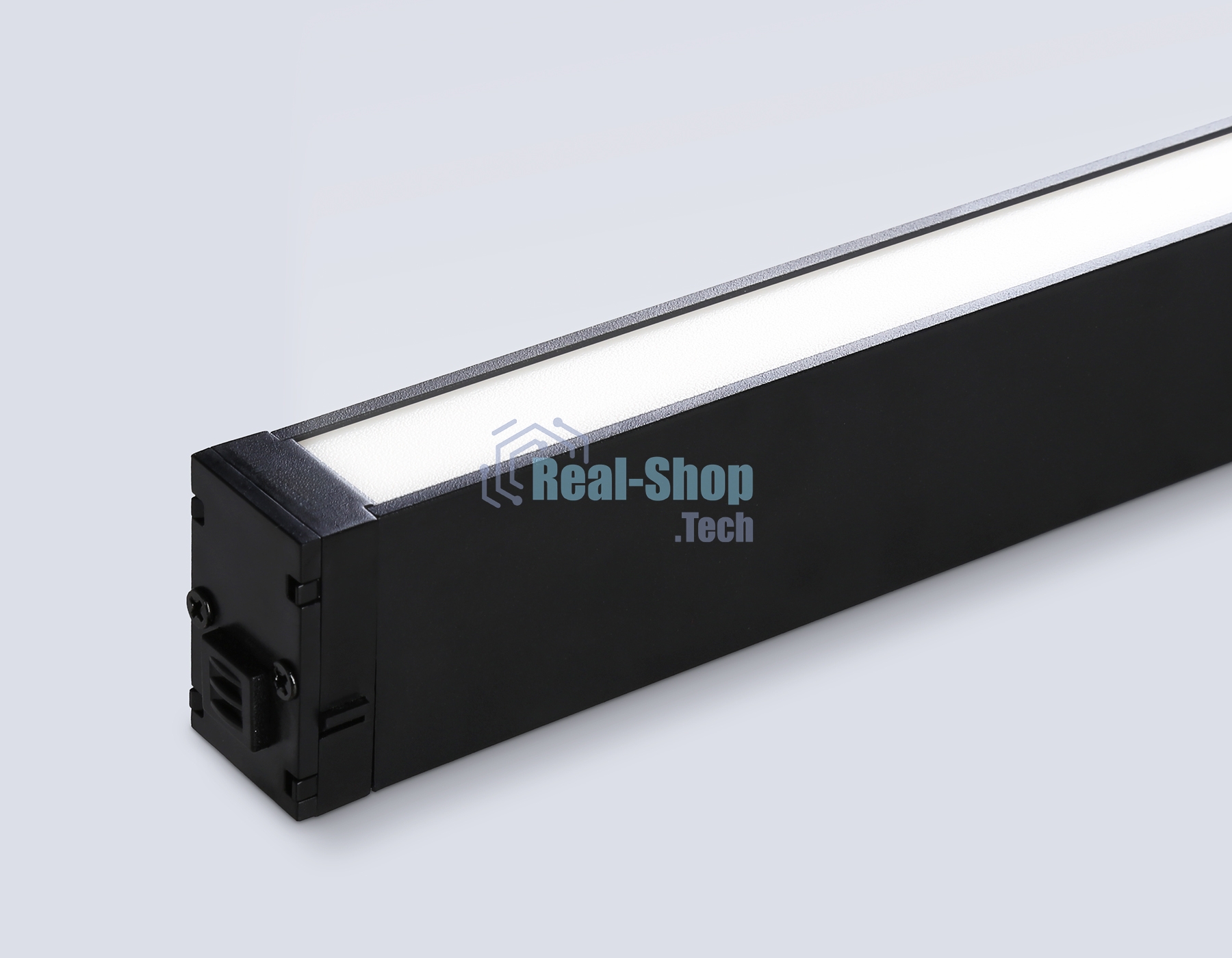 Светильник светодиодный угловой для шинопровода Magnetic Ambrella light GL1299 BK черный IP20 24W 3000K-6400K 220V 120° 342*367*42 (Без ПДУ)