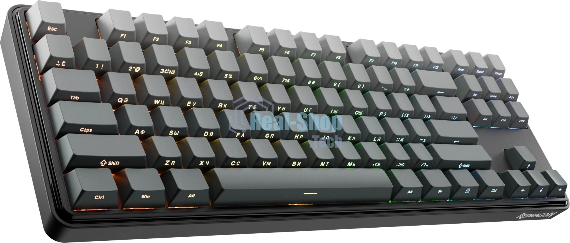 Клавиатура Redragon Star Blade Pro гибридная, USB Type-A, Bluetooth, радиоканал, чёрный