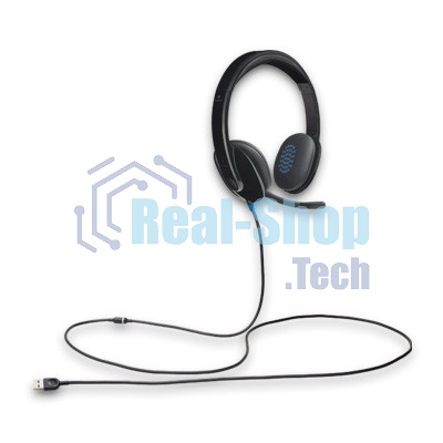 Гарнитура Logitech USB Headset H540 чёрный, проводная, USB