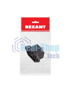 Сетевое гнездо на корпус Rexant (1 шт.) (пакет БОПП)