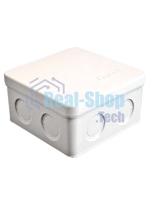 Коробка распр. ОП 105х105х56 7 выходов без гермовводов IP54 крышка защелкивающаяся бел. Epplast 105031