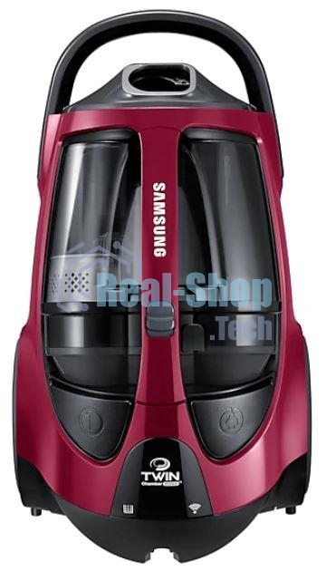 Пылесос Samsung VCC885HH3P красный, 430/2200 Вт, уборка сухая, пылесборник контейнер 2 л