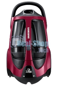 Пылесос Samsung VCC885HH3P красный, 430/2200 Вт, уборка сухая, пылесборник контейнер 2 л