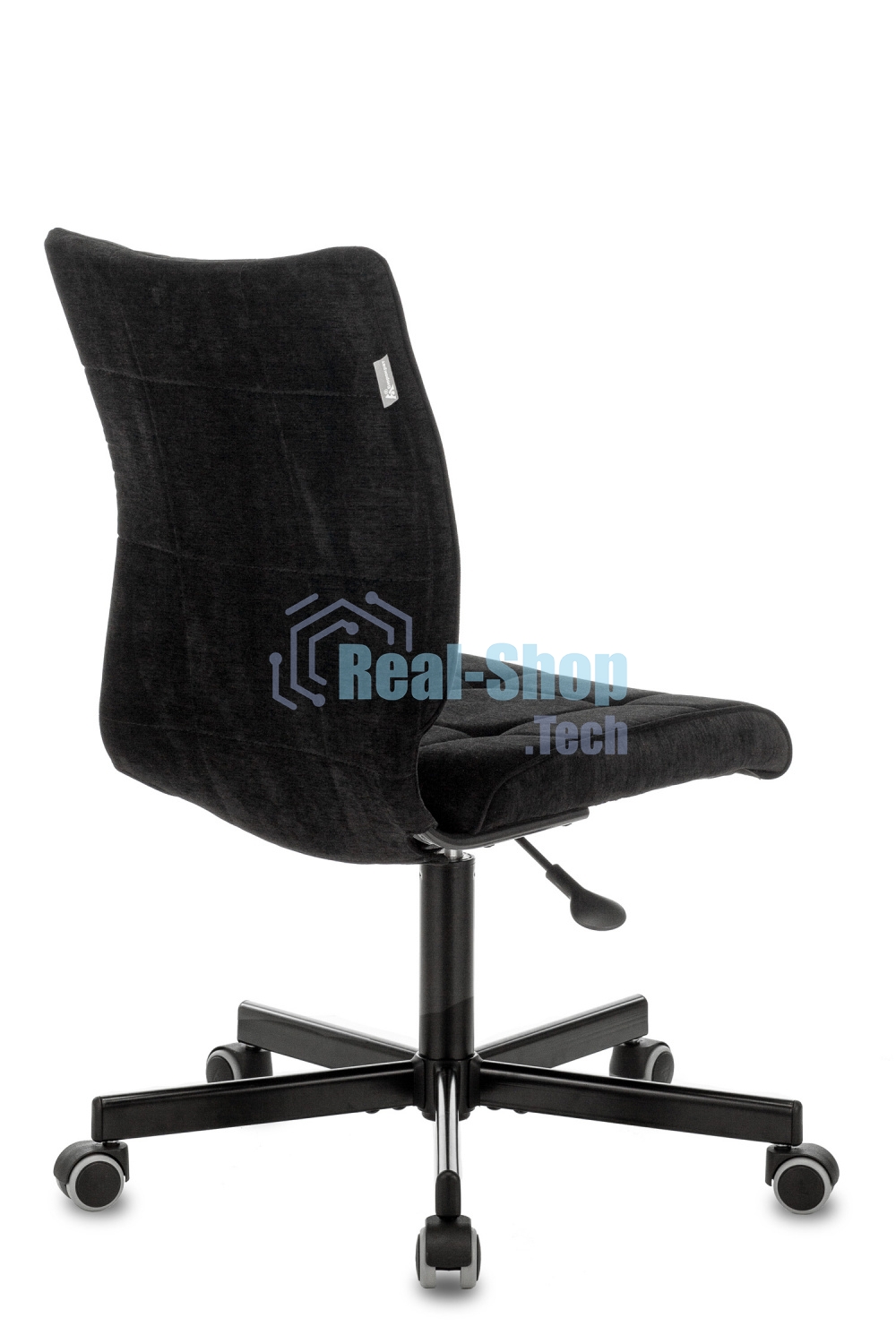 Кресло компьютерное Бюрократ CH-330M/LT-20 без подлокотников, черный, крестовина металл