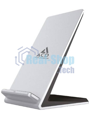 Сетевое зарядное устройство ACD-W102S-F1S 10Вт, беспроводная Qi, 2-катушки с QC, 5В/2А ~ 9В/1,8А RTL