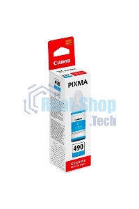 Чернила Canon GI-490C 0664C001 голубой (70 мл) для Canon Pixma G1400/2400/3400