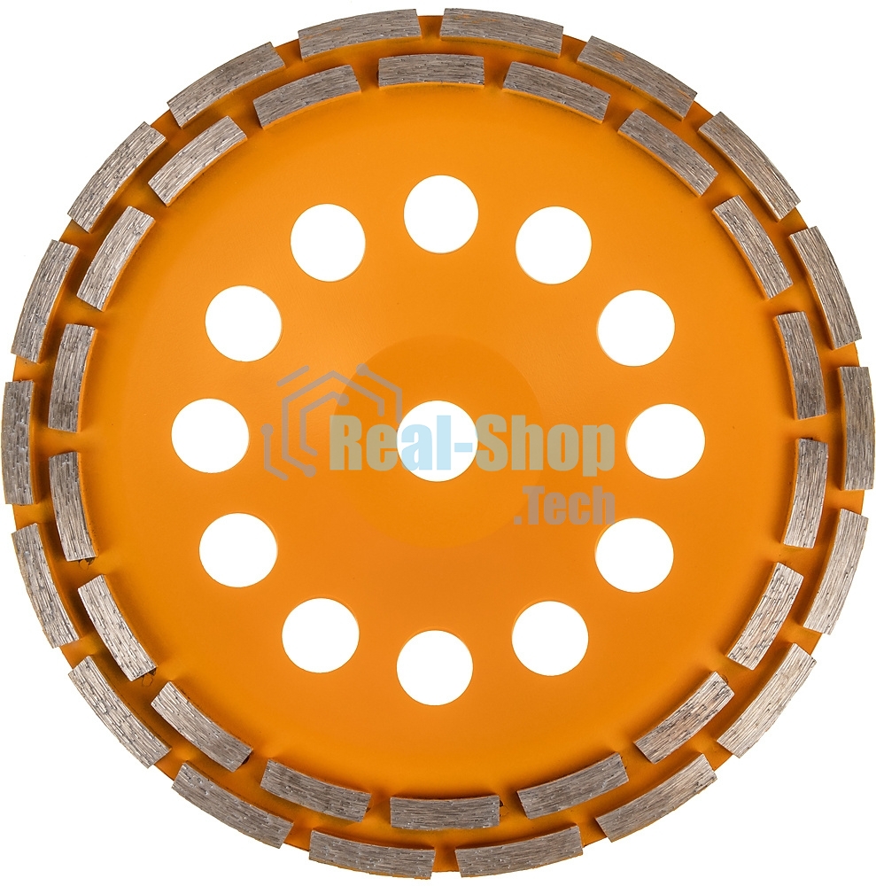 Чашка алмазная зачистная 230мм двухрядная Вихрь 73/10/3/8