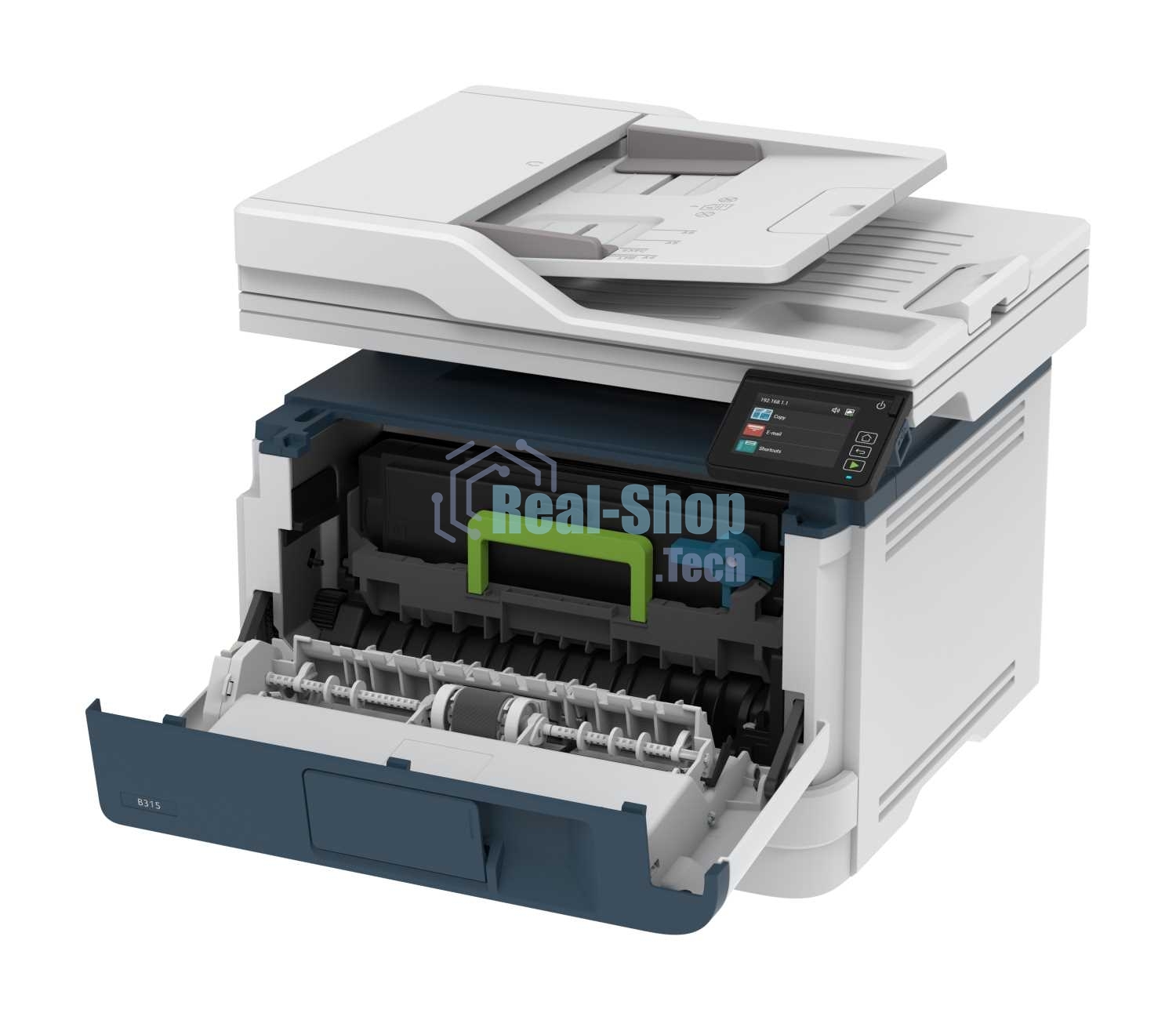 МФУ лазерное Xerox B315 (B315V_DNI), A4, ч/б, печ. до 40 стр/мин., скан. до 46 стр/мин. (ч/б) 20 стр/мин. (цвет), 600x600dpi, USB, RJ-45, Wi-Fi