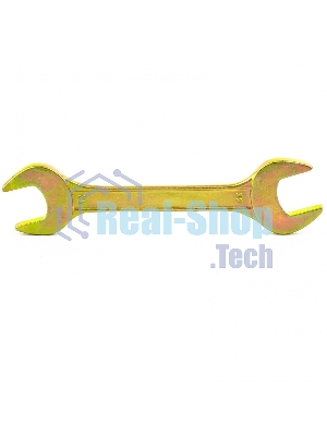 Ключ рожковый Сибртех, 30 х 32 мм, желтый цинк 14315