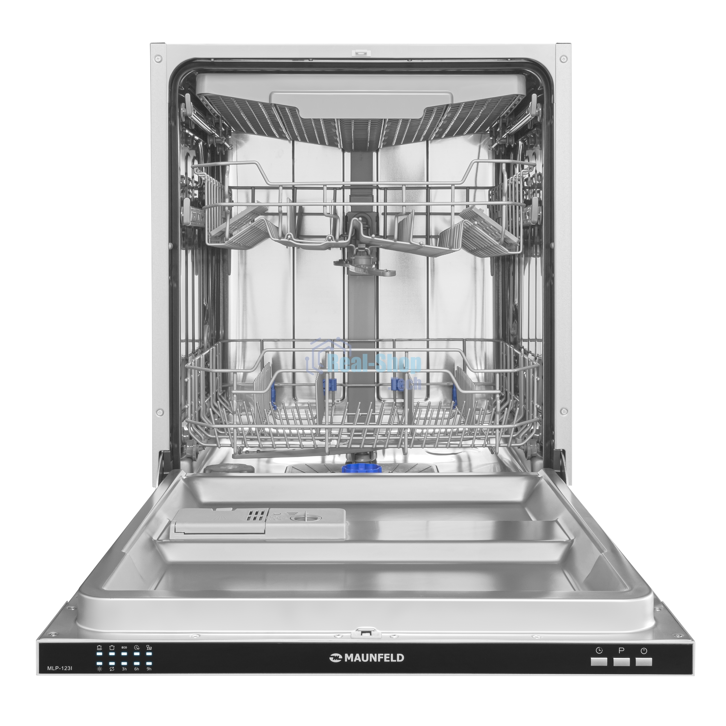Встраиваемая посудомоечная машина Maunfeld MLP-123I, черный, 59.8 см, 14 компл., 49 дБ, класс A++