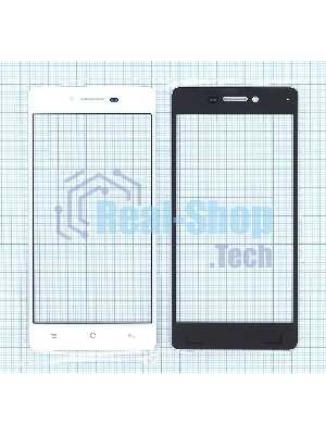 Защитное стекло для OPPO R7 белый