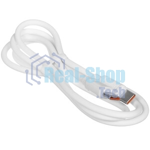 Кабель USB2.0 Hoco Type-C/Lightning, 2.4А, 27Вт, X115, 1м, белый, коробка