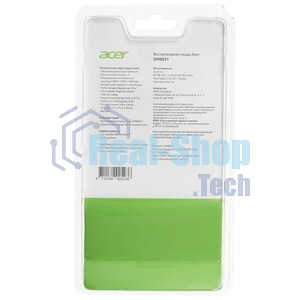 Мышь беспроводная Acer OMR031 черный/синий, 1600 dpi, радиоканал, USB, кнопки - 4