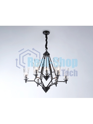 Светильник Ambrella light TR3238/6+3 BK черный E14/9 max 40W D730*720