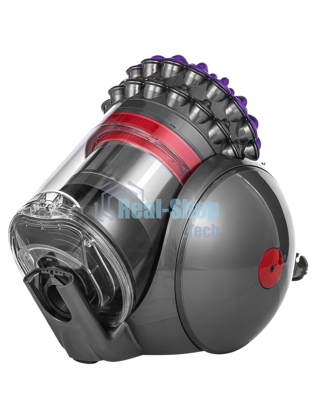 Пылесос Dyson CY28 Parquet 2 серый/фиолетовый, 170/600 Вт, уборка сухая, пылесборник контейнер 1.5 л